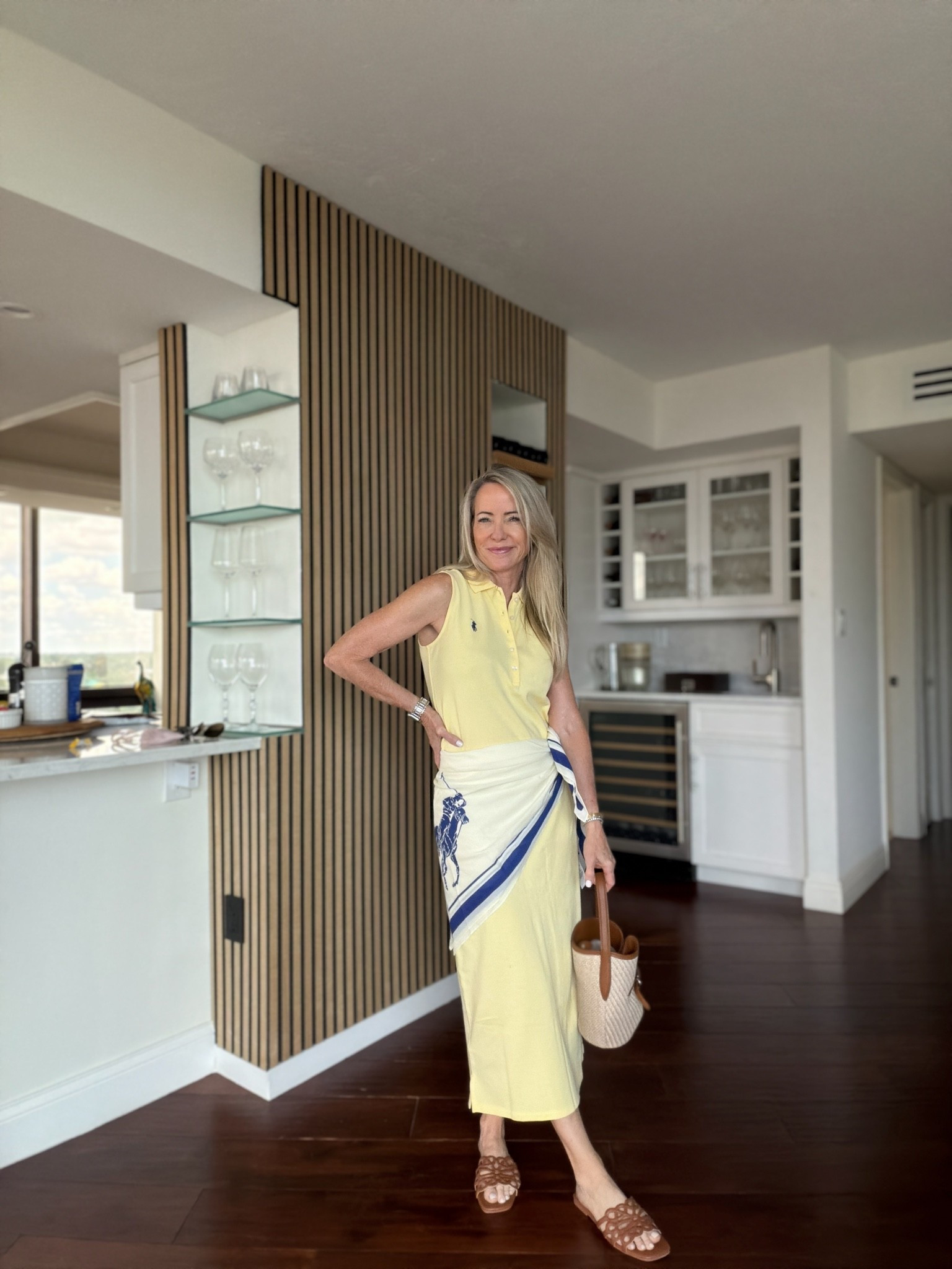 One of my favorite summer color trends: butter yellow. Added a scarf at the waist for a polished coastal-inspired look that feels elevated without trying too hard.

#LTKootd #LTKOver40 #LTKSeasonal