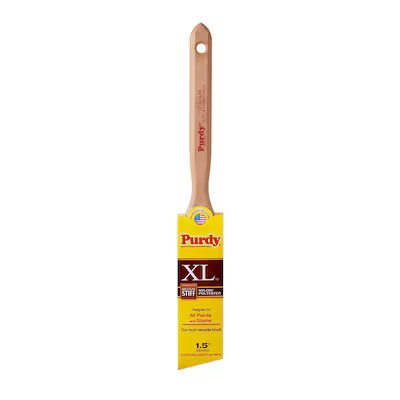 Purdy Xl 1-1/2-in Nylon- Polyester Blend Angle Paint Brush (Trim Brush) | Lowe's