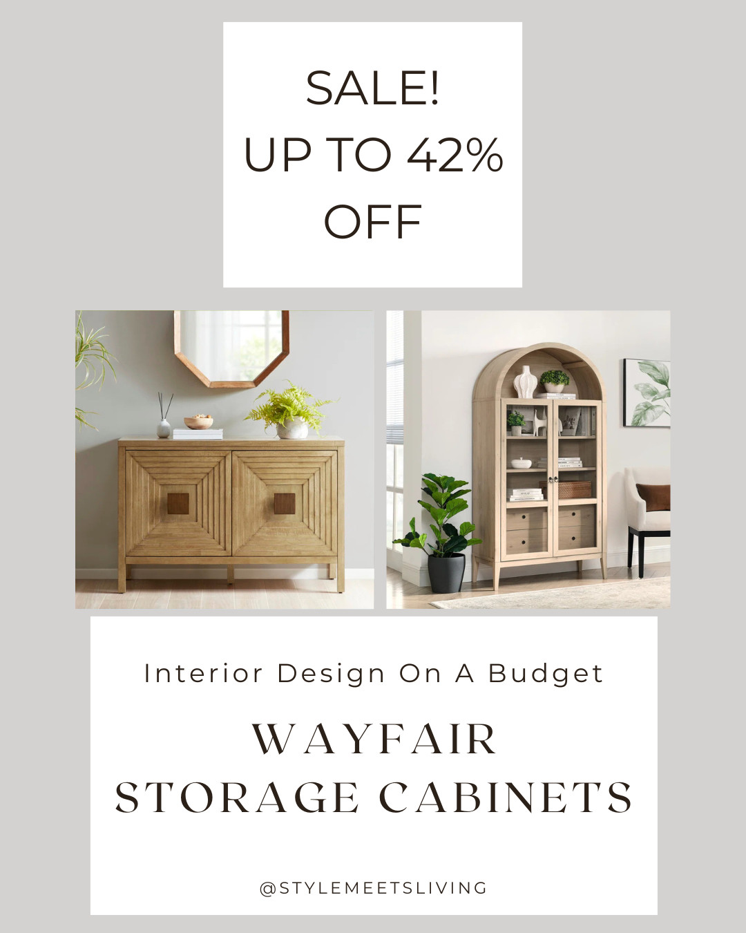 Looking for a simple way to upgrade your space? These Wayfair cabinets are deeply discounted—up to 42% off—and they’re as functional as they are beautiful. Perfect for hiding clutter while adding a designer touch to your home.

The catch? These deals are limited and selling fast. If you see one you love, grab it now before it’s gone, or the price jumps back up.

@Wayfair

Keywords: Wayfair buffet cabinet, sideboard cabinet discount, cheap sideboard cabinets, dining room storage ideas, modern home furniture, cabinet sale online, stylish storage solutions, home organization furniture, wood sideboard cabinet, furniture deals online 

 #LTKHome #LTKSaleAlert