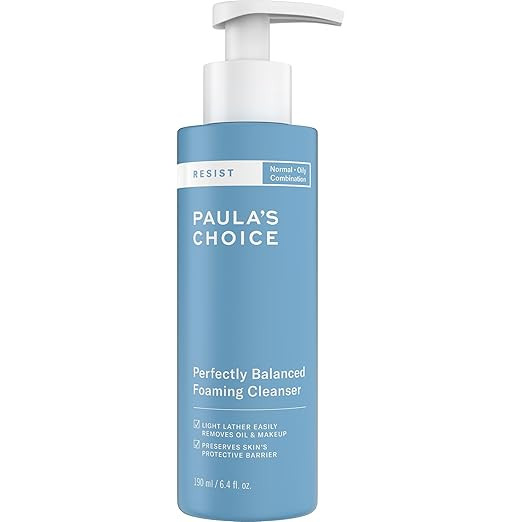 Paula's Choice RESIST Perfectly Balanced Foaming Cleanser, Hyaluronic Acid & Aloe, Anti-Aging Fac... | Amazon (US)