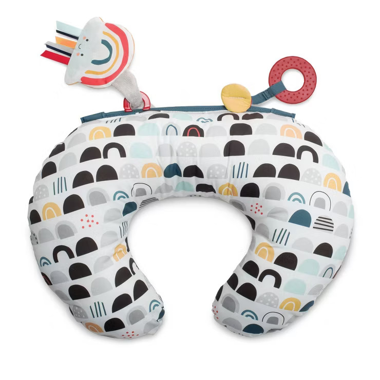 Boppy Tummy Time Prop Pillow - Black White Rainbow | Target