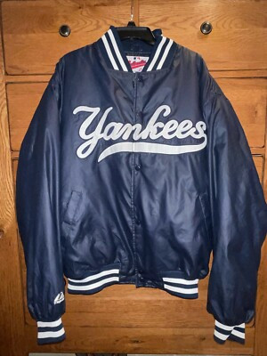 Authentic Vtg Diamond Collection Majestic New York Yankees Bomber Jacket XL  | eBay | eBay US