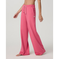 Vuori Halo Essential Wideleg Pants | Sunset Pink Heather | Small | Vuori Clothing (US & Canada)