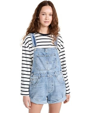 Free People Women's Ziggy Shortalls | Amazon (US)