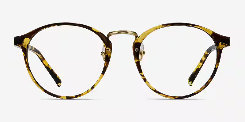 Chillax Round Tortoise Full Rim Eyeglasses | Eyebuydirect | EyeBuyDirect.com