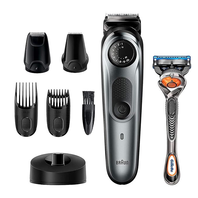 Braun Beard Detail Trimmer, Hair Clippers for Men, Cordless & Rechargeable, Mini Foil Shaver with... | Amazon (US)