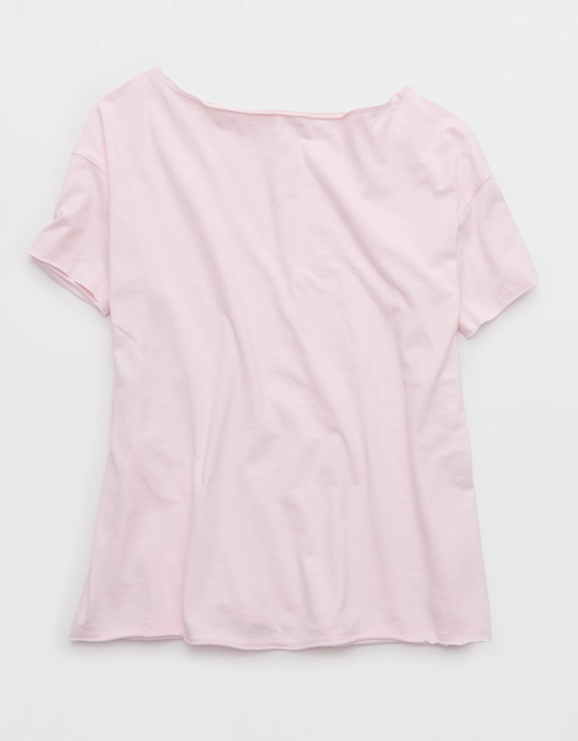 Aerie Off The Shoulder Oversized Boyfriend T-Shirt | Aerie