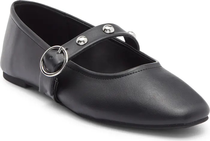 Reaction Kenneth Cole Maxi Studded Mary Jane Flat (Women) | Nordstromrack | Nordstrom Rack