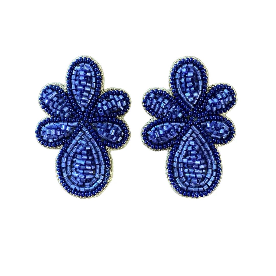 Mercer Earrings in Navy | Beth Ladd Collections