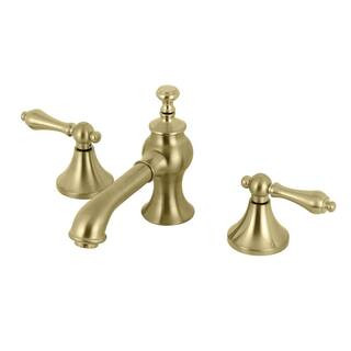 Kingston Brass Vintage 8 in. Widespread 2-Handle Bathroom Faucet in Brushed Brass HKC7067AL - The... | The Home Depot