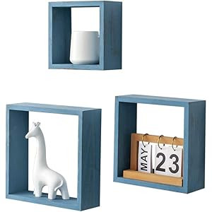 Cq acrylic 15" Invisible Acrylic Floating Wall Ledge Shelf, Wall Mounted Nursery Kids Bookshelf, ... | Amazon (US)