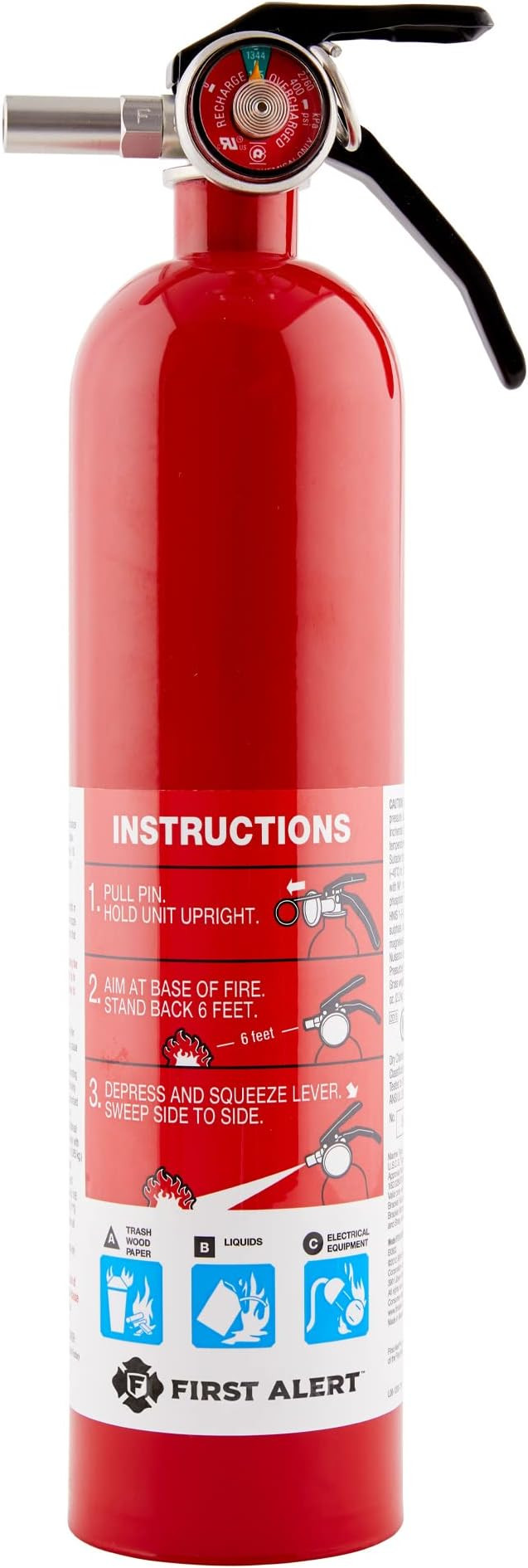 FIRST ALERT Fire Extinguisher, Garage Fire Extinguisher, Red, Garage10 FE10GR | Amazon (US)