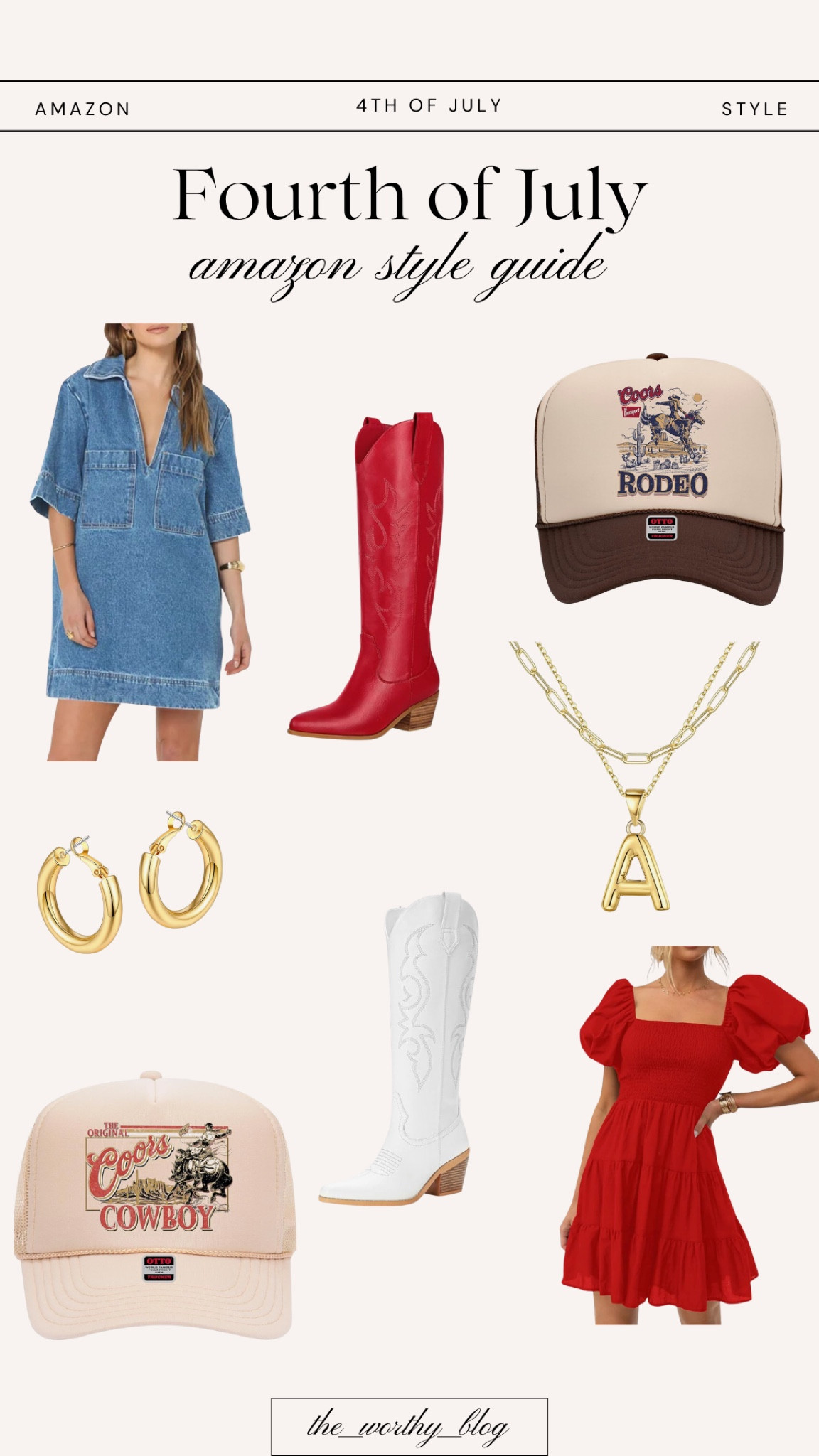 The fourth is my absolute favorite holiday. I love celebrating our country and the freedom that we are blessed with. These are my top Amazon picks for this year’s 4th of July! 🇺🇸🤍🇺🇸