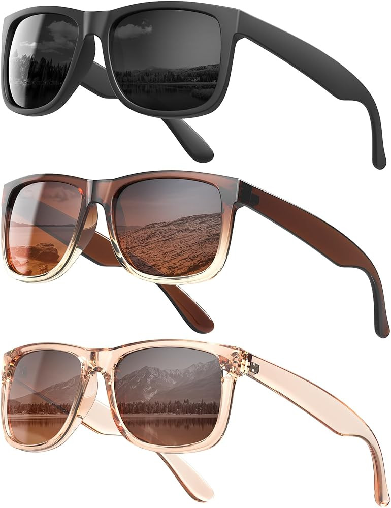 KALIYADI Womens-Sunglasses Polarized-Sunglasses for Women: Retro Trendy Sun Glasses With UV400 Pr... | Amazon (US)