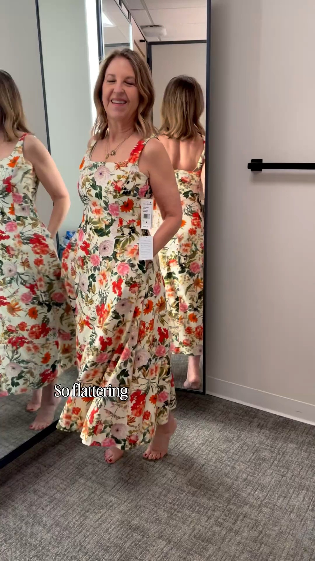 Dress try-on at Nordstrom. 

Spring floral dress fits tts.
Shirt dress fits tts.

#LTKOver40 #LTKootd #LTKSeasonal
