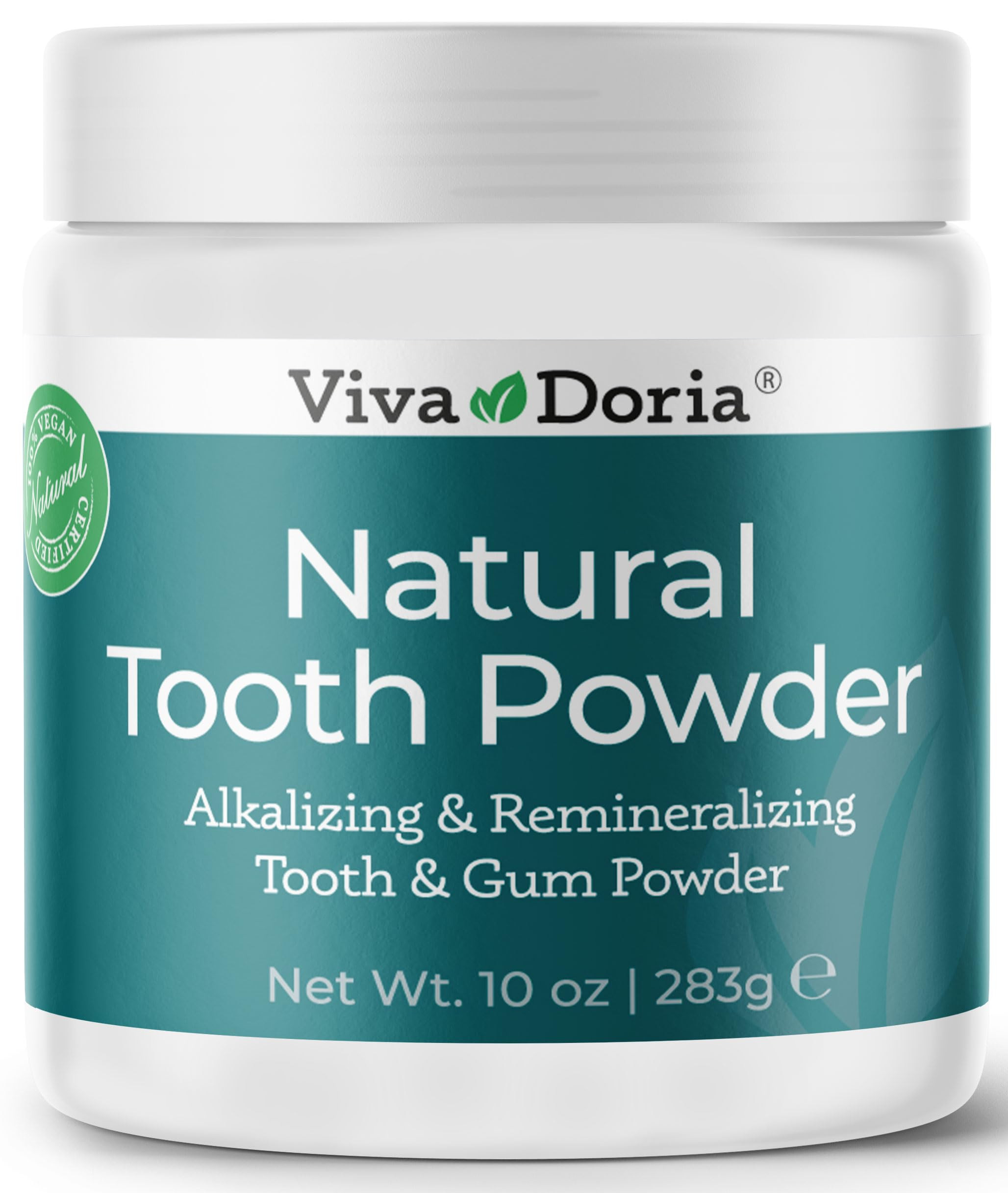 Viva Doria Natural Tooth Powder | Remineralizing Tooth Powder | Natural Teeth Whitening Powder | ... | Amazon (US)