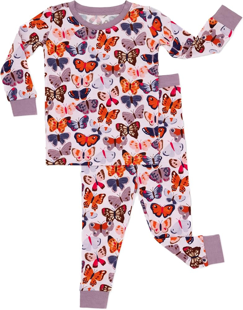 Little Sleepies Two-Piece Pajama Set for Boys & Girls, Soft Viscose from Bamboo Toddler Pajamas f... | Amazon (US)