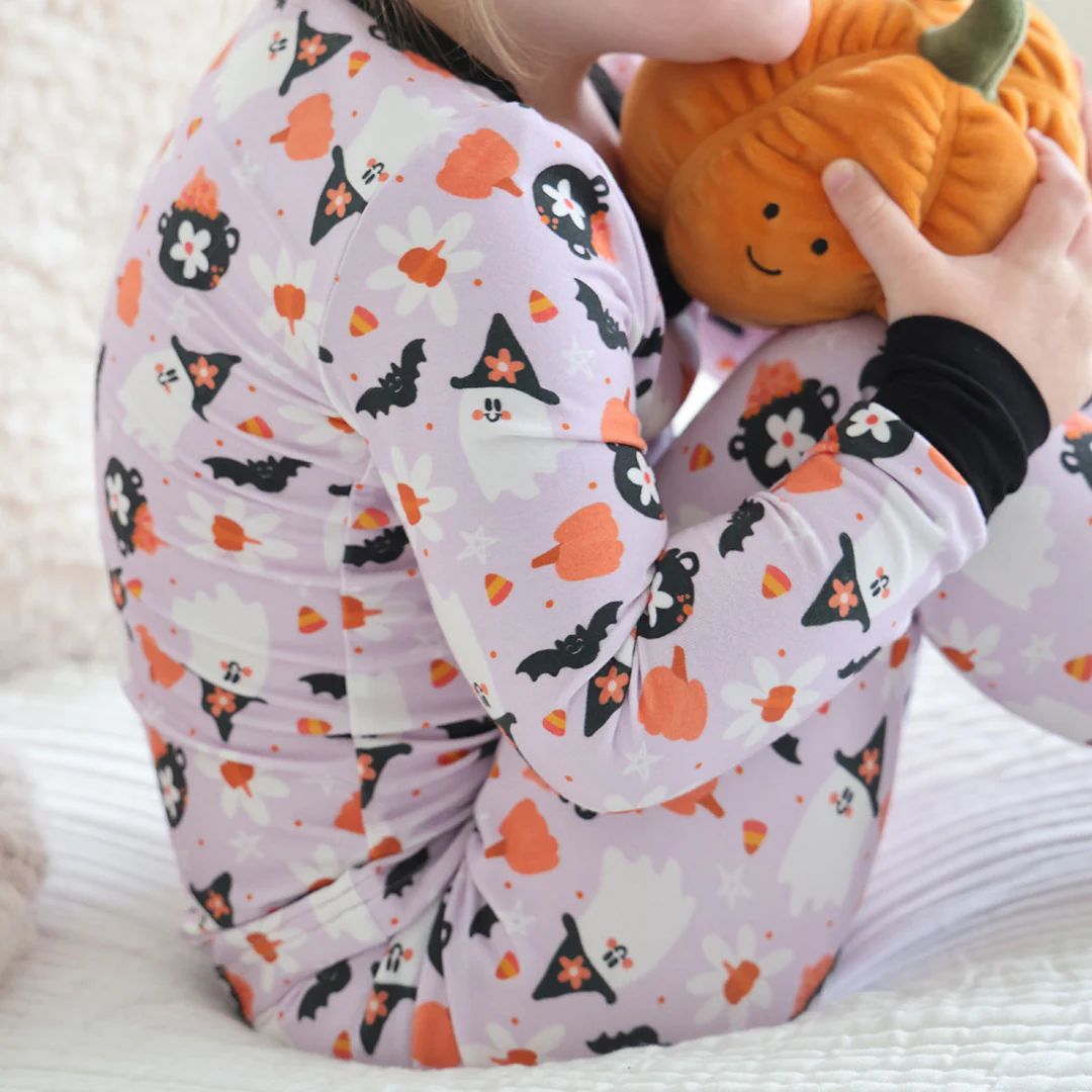 Let's Go Ghouls Two Piece Pajama Set* | Caden Lane