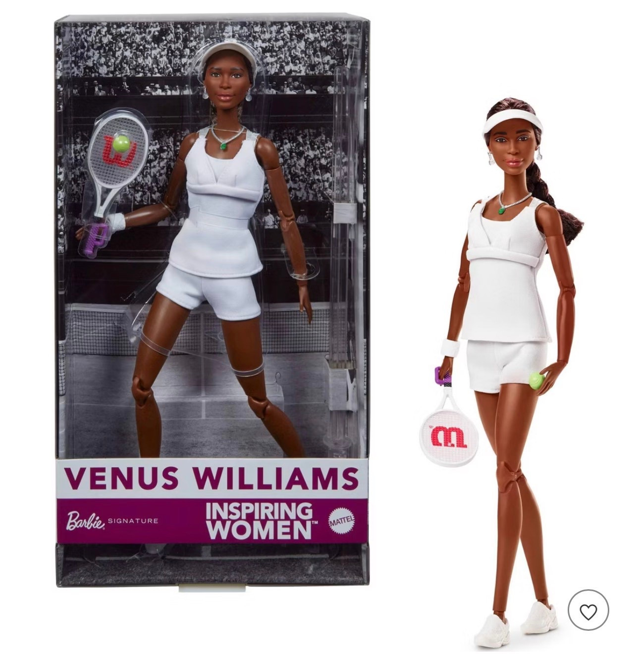 Venus Williams sporty Barbie 🎾

Kids gift guide little girls toys tennis player Barbie doll 

#LTKKids