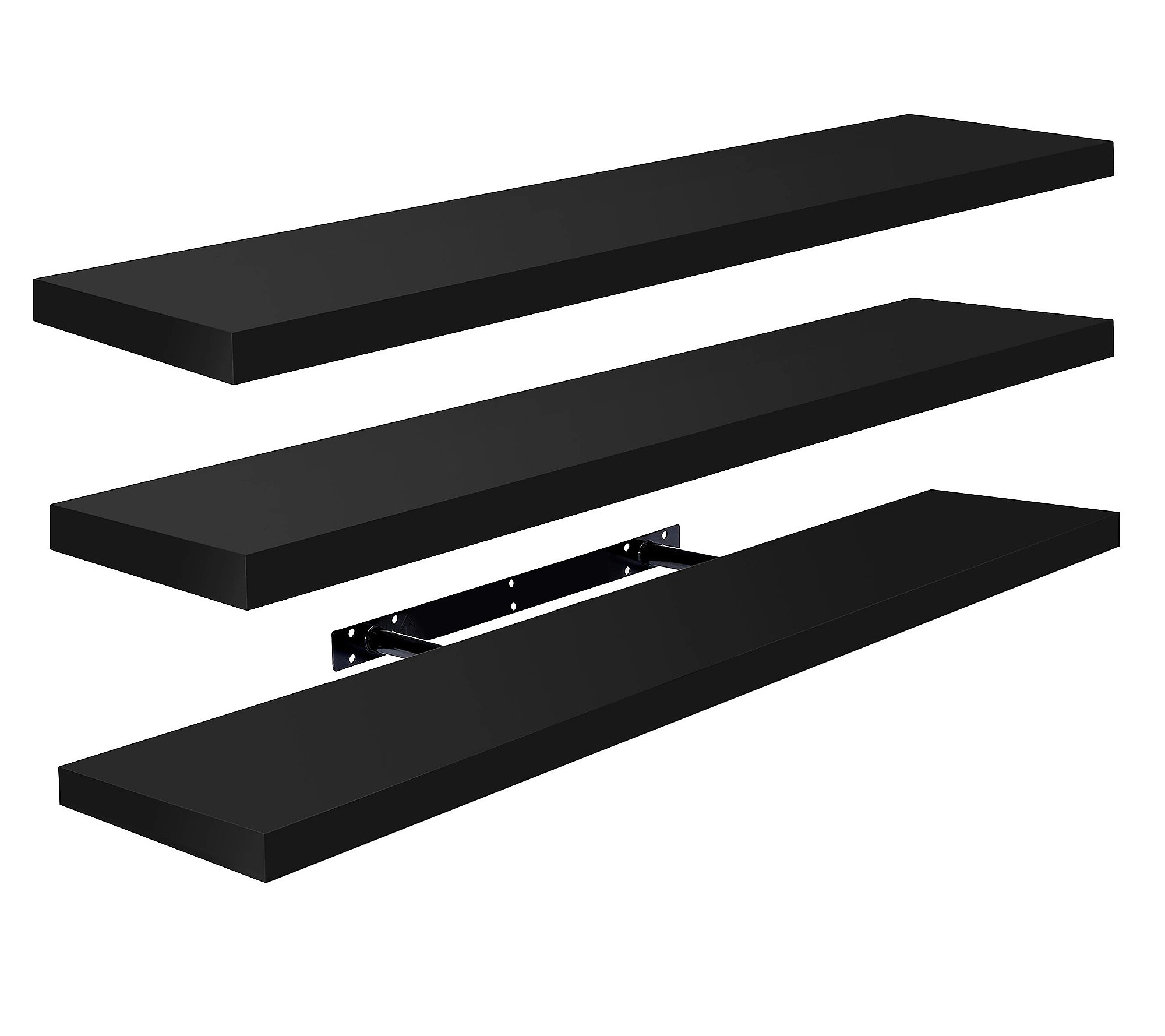 Sorbus Floating Shelves for Wall, 3 Pack Long W all Decor | QVC