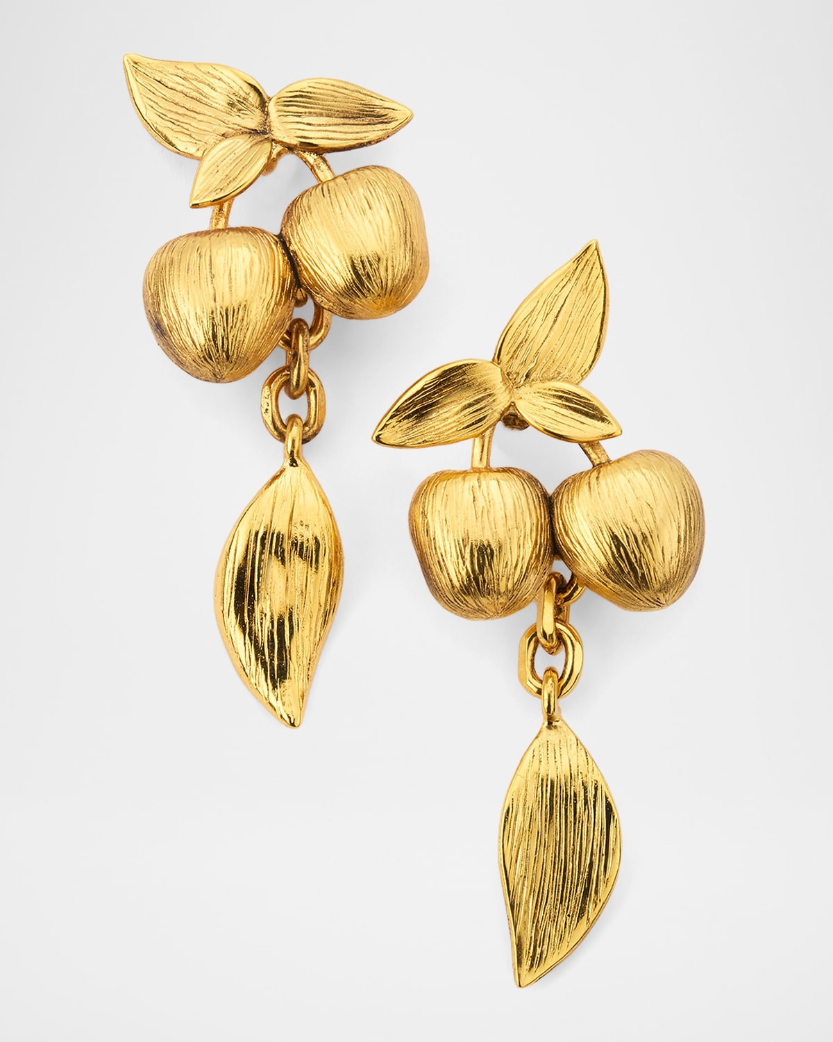 Textured Cherry Earrings | Neiman Marcus