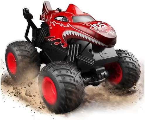BEZGAR Monster Truck Toys - Remote Control Monster Truck with Light & Music, Dinosaur Toys for Ki... | Amazon (US)