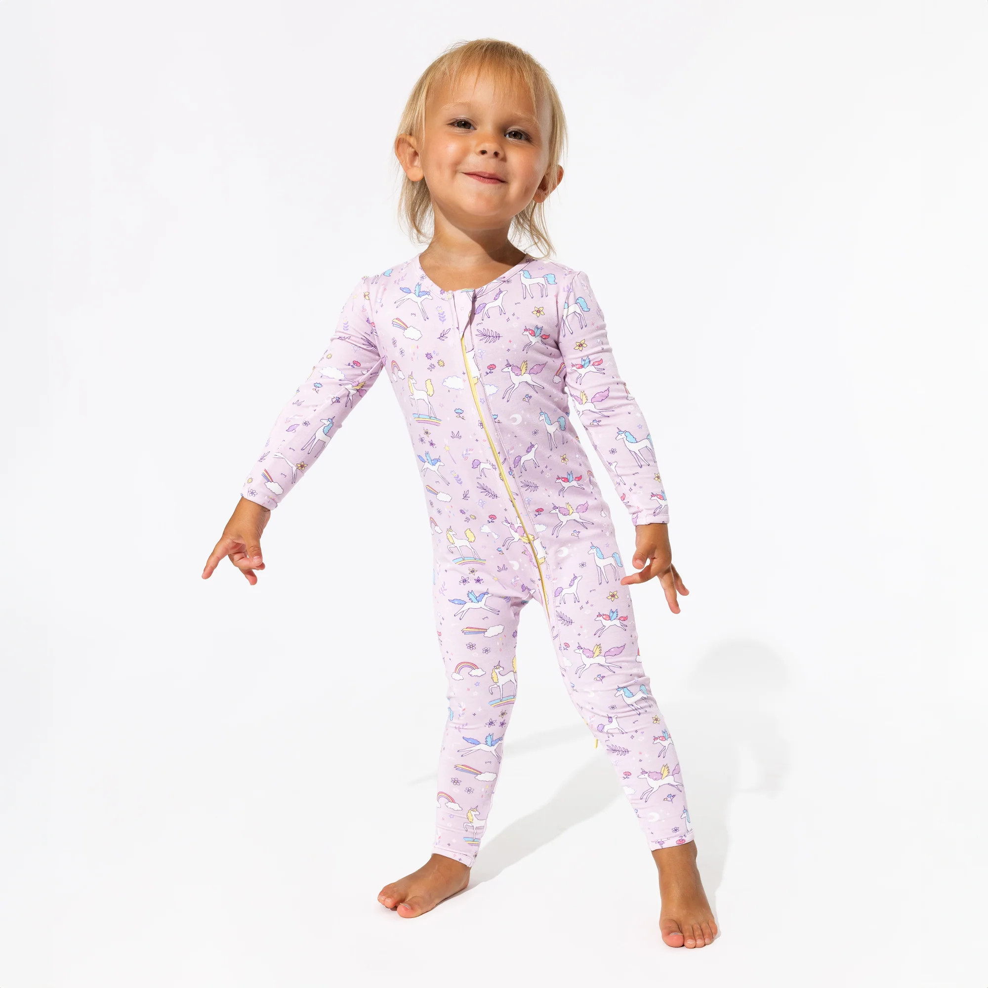 Enchanted Unicorn Bamboo Convertible Footie | Bellabu Bear