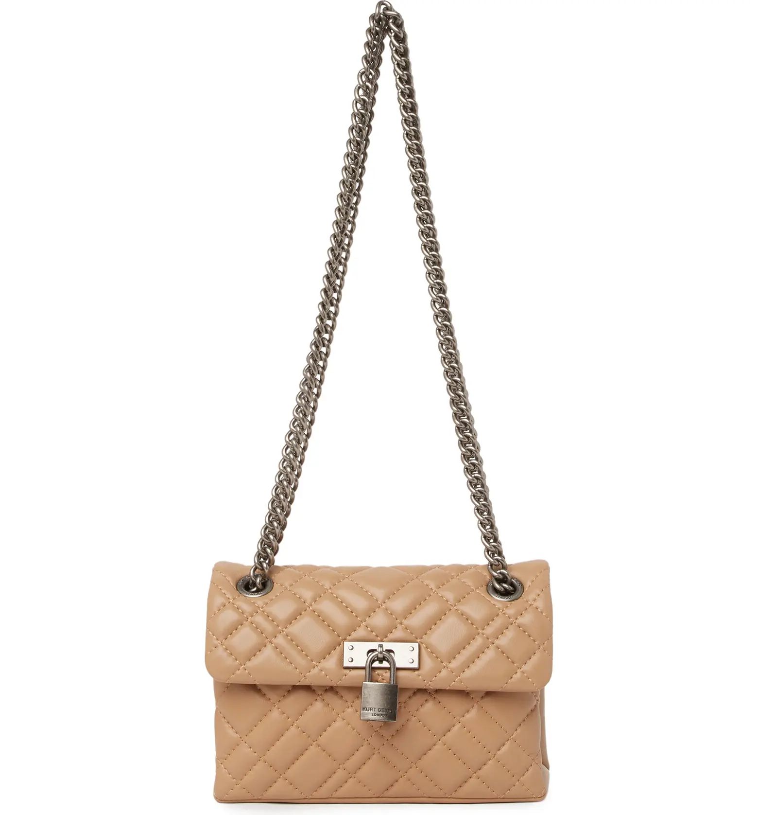 Mini Brixton Diamond Quilted Leather Pad Lock Shoulder Bag | Nordstrom Rack