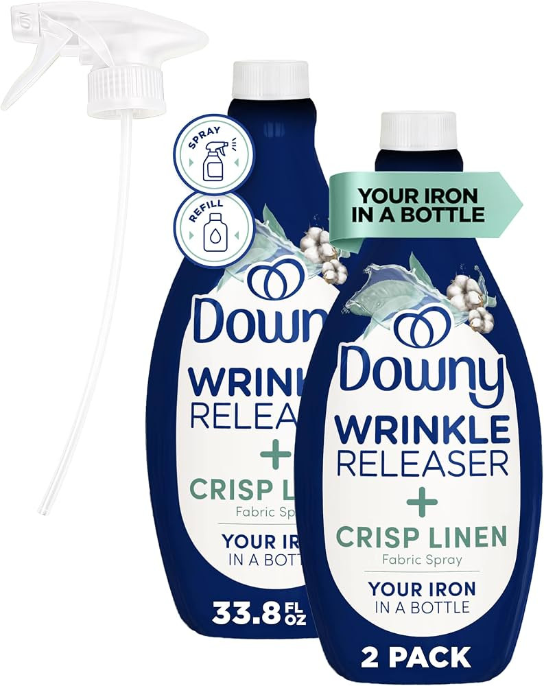 Downy Wrinkle Releaser Spray, All In One Formula, Removes Wrinkles, Static and Odor Eliminator, C... | Amazon (US)