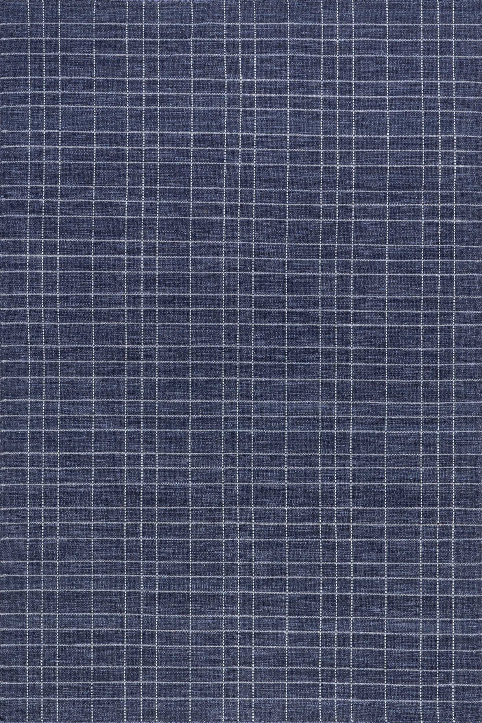 Charlie Plaid Wool Rug | Blue | Rugs USA