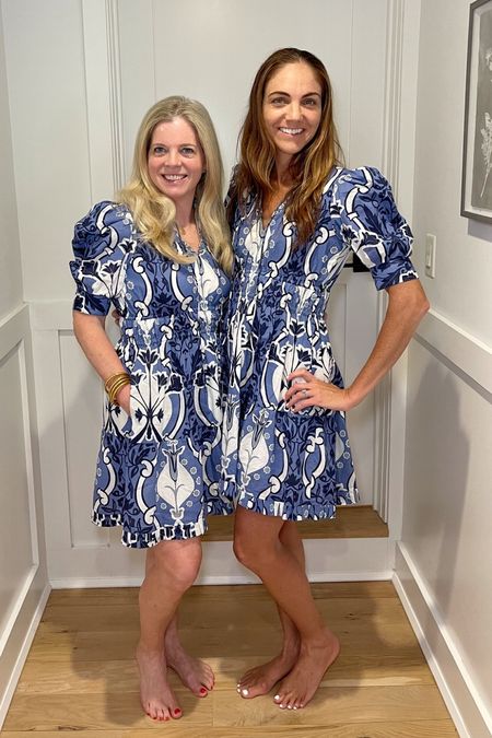 We both love this mini dress! It's perfect for all your spring and summer outings and events and parties! It runs TTS 😊I'm in size small & Megan is in size xtra small. We call this our friendship dress!🩵

#LTKSeasonal #LTKparties #LTKGiftGuide