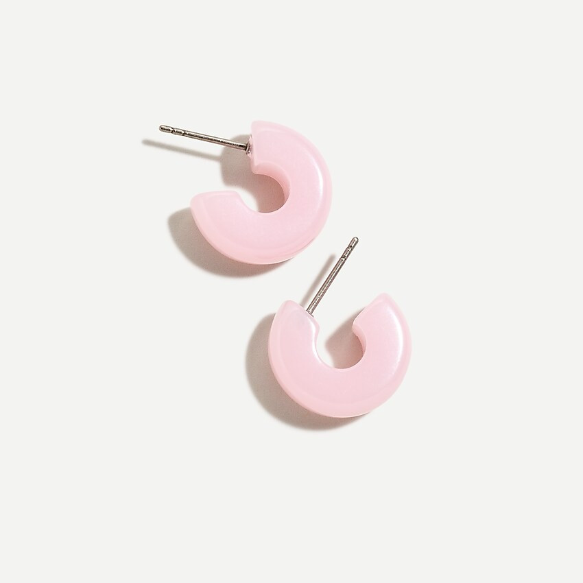 Mini hard candy acetate hoops | J. Crew US