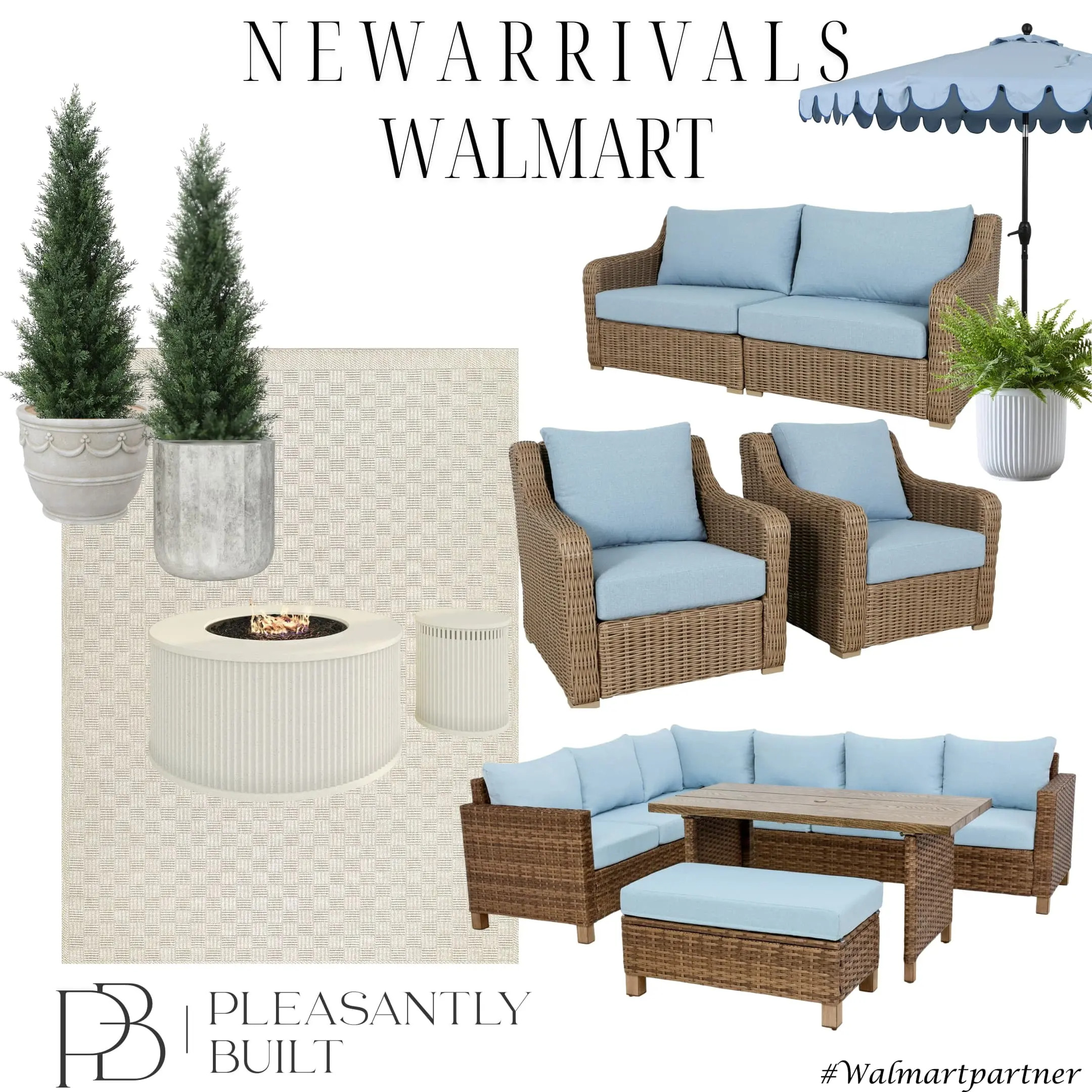 Turning the backyard into a cozy outdoor retreat 🌿✨ Loving these affordable Walmart outdoor finds including stylish patio furniture, beautiful planters, cozy fire pits, outdoor rugs, and shade-perfect umbrellas that make outdoor living feel elevated without the high price tag ☀️🔥
#LTKhome #LTKfinds #WalmartHome #WalmartFinds #OutdoorLiving #PatioSeason #BackyardInspo #AffordableHome #OutdoorFurniture #FirePit #PatioDecor #OutdoorRug #PlanterStyle #OutdoorUmbrella #BackyardGoals #SummerStyle #HomeInspo #OutdoorEntertaining #CozyOutdoorSpace #BudgetFriendlyDecor #PatioInspo #GardenStyle #DesignerLookForLess #HomeRefresh #OutdoorOasis #DeckDecor #StylishLiving #WarmWeatherStyle #AffordableDecor #LTKunder100 #pleasantlybuilt 

 #LTKHome