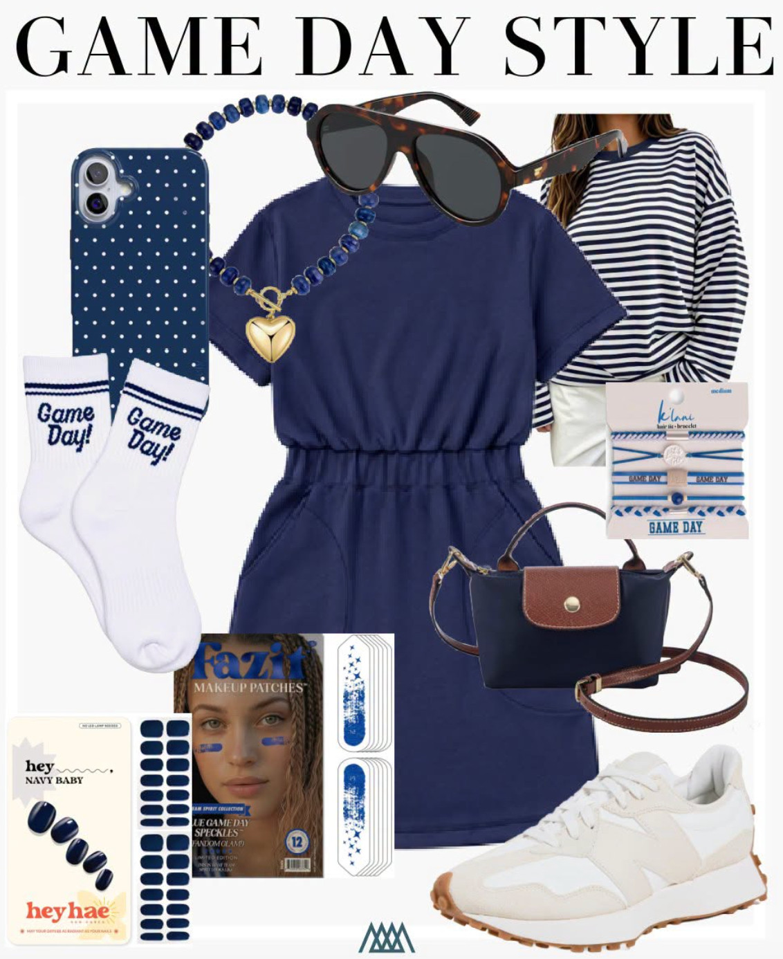 Navy is a classic for a reason....and it makes a pretty good game day uniform, too. 💙
This dress comes in a bunch of colors, so tell me your team colors in the comments and I’ll style one for your sidelines next!  

 #LTKootd #LTKmomlife #LTKActive