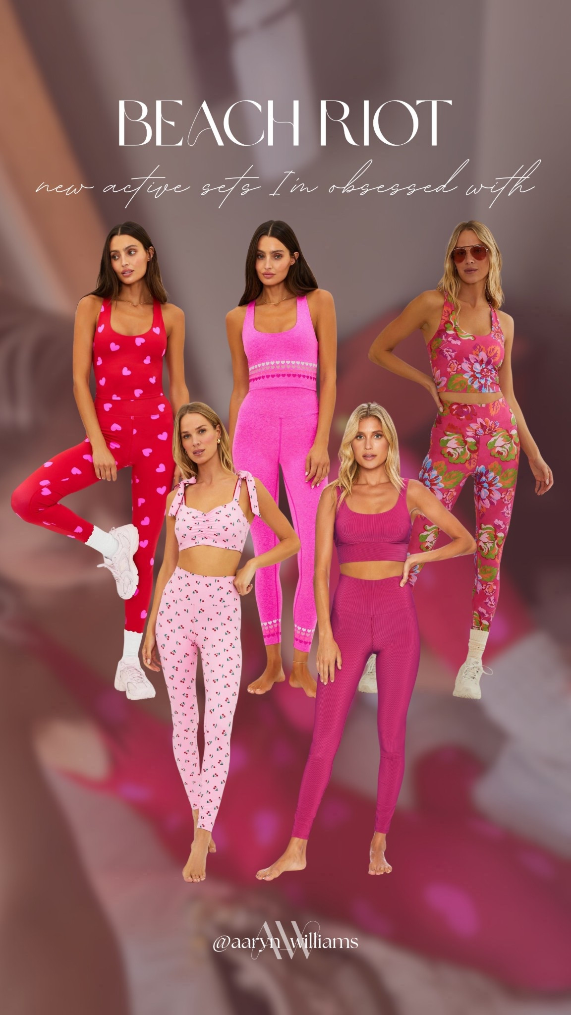 Obsessed is an understatement 💕 these Beach Riot active sets are flattering, comfy, and cute enough to wear all day. Perfect for workouts, errands, or just feeling put together while chasing kids. Love the fun prints and the fit is chef’s kiss ✨💗

Beach Riot activewear, Beach Riot leggings, Beach Riot sports bra, matching workout sets, pink active set, heart print leggings, floral activewear, women’s workout clothes, stylish activewear, athleisure outfits

#LTKmomlife #LTKootd #LTKValentine