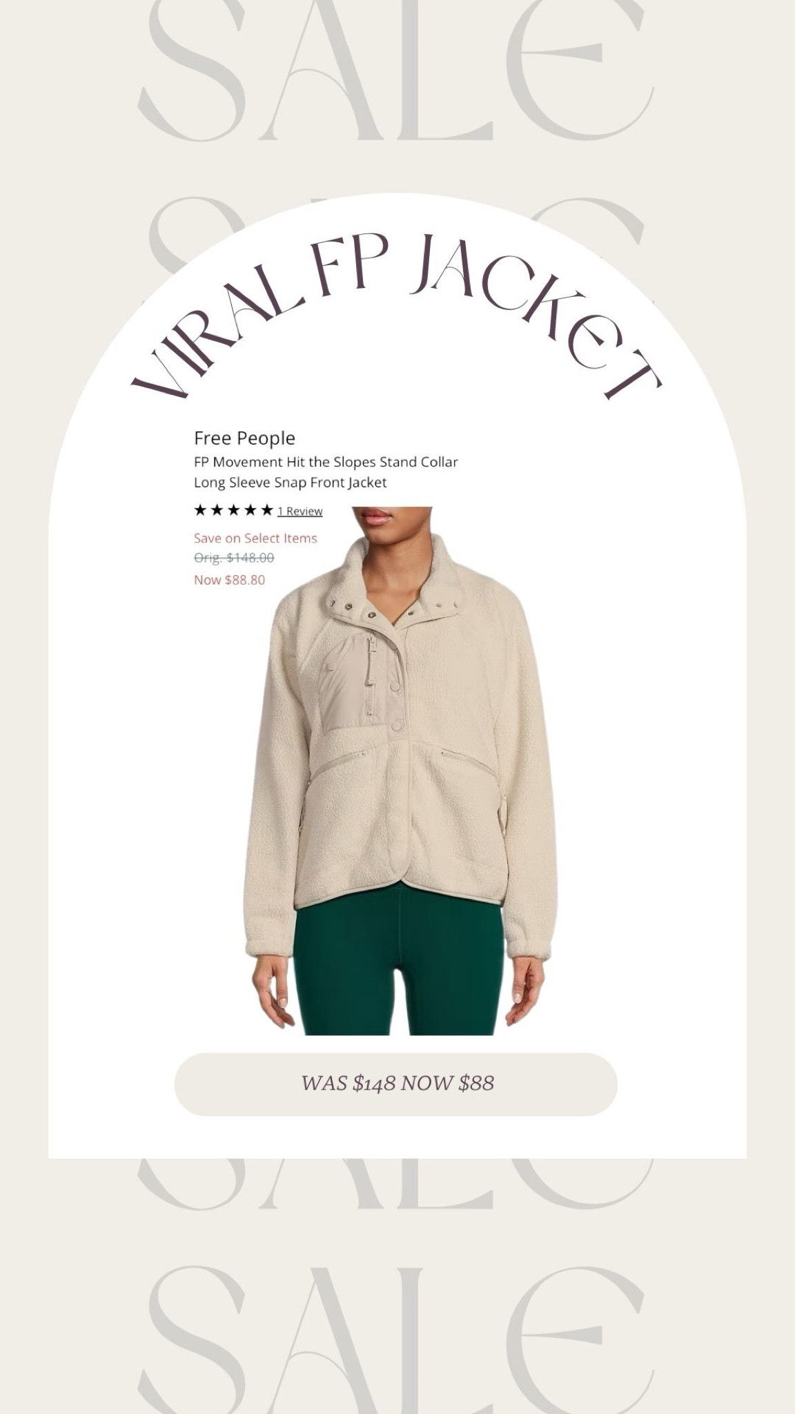 My hit the slopes FP jacket is on sale at Dillards! 2 colors are $88! 

#LTKsalealert #LTKfindsunder100