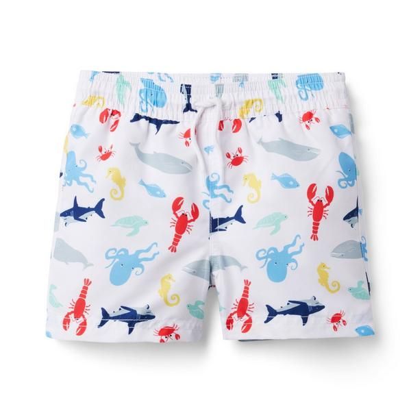 Sea Life Swim Trunk | Janie and Jack