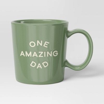 16oz Father's Day Stoneware One Amazing Dad Mug - Threshold™ | Target