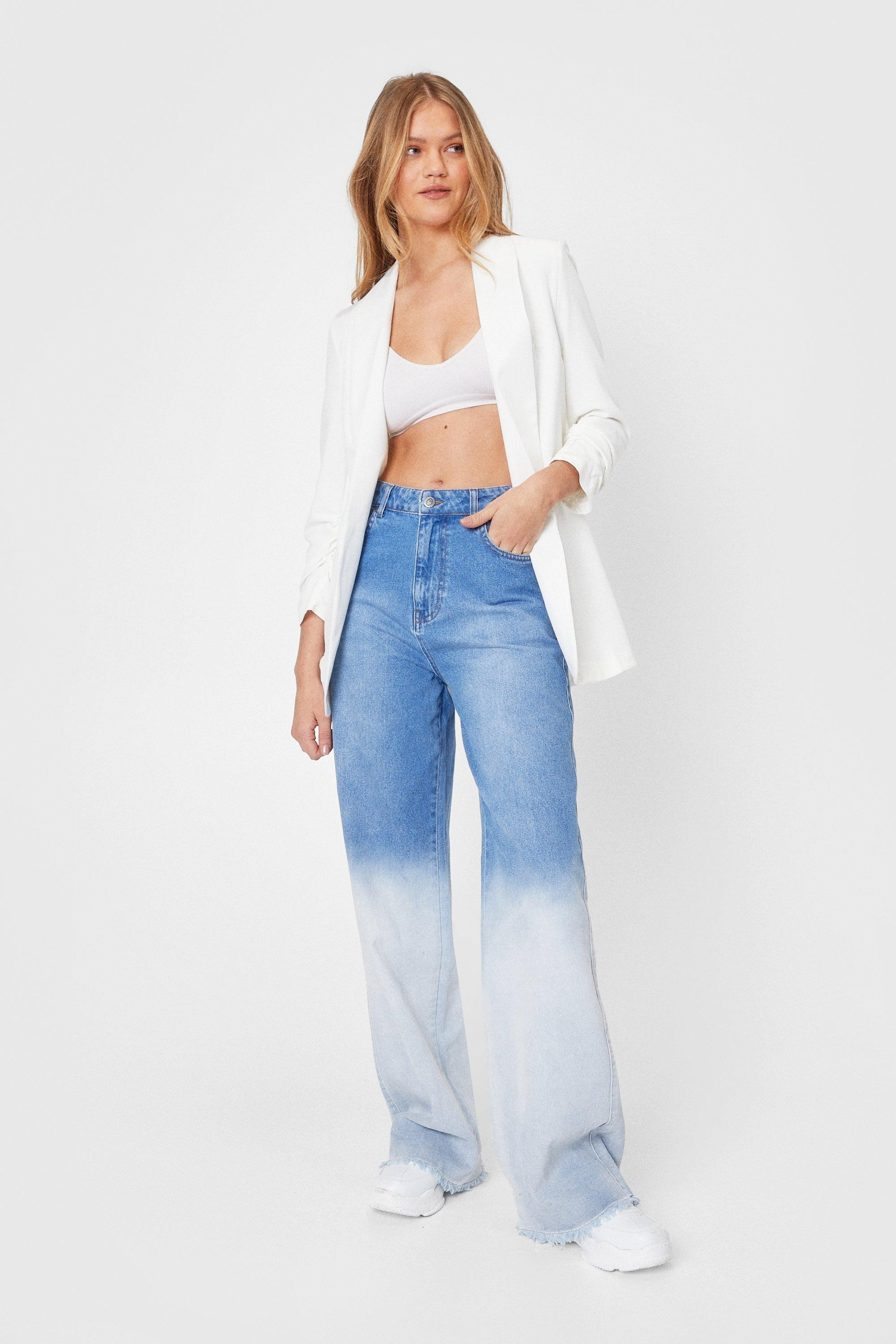 Ruched Sleeve Longline Blazer | Nasty Gal (US)