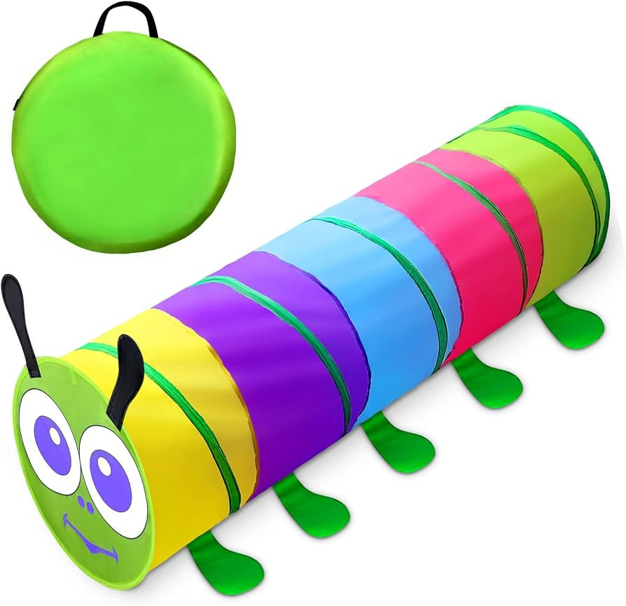 Kids Play Tunnel for Toddlers 1-3, Toys for 1 2 3 4 Year Old Girl Boy Birthday Gift, 6 Foot Pop U... | Amazon (US)