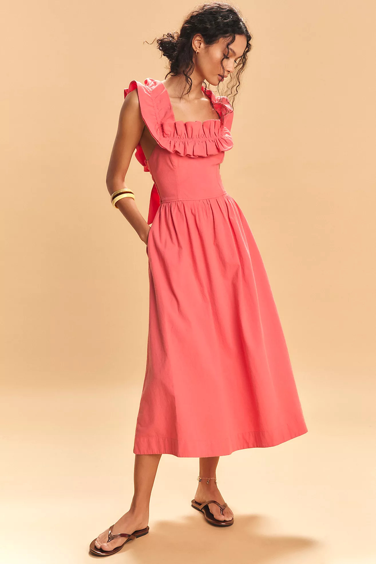 Ruffle It Up Midi Dress | Free People (Global - UK&FR Excluded)