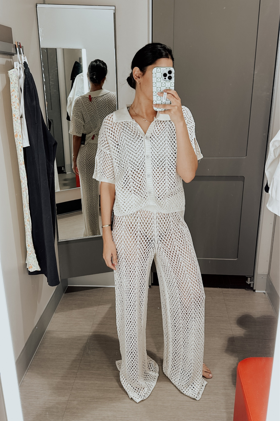 Crotchet set for less! Sizing is odd - pants runs roomy, I needed a small or medium. 

Top runs very roomy, this is an XS  

#LTKswim #LTKfindsunder50 #LTKSeasonal