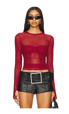 AFRM Sandrine Top in Rhubarb from Revolve.com | Revolve Clothing (Global)