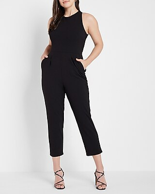 Cross Back Cutout Jumpsuit | Express