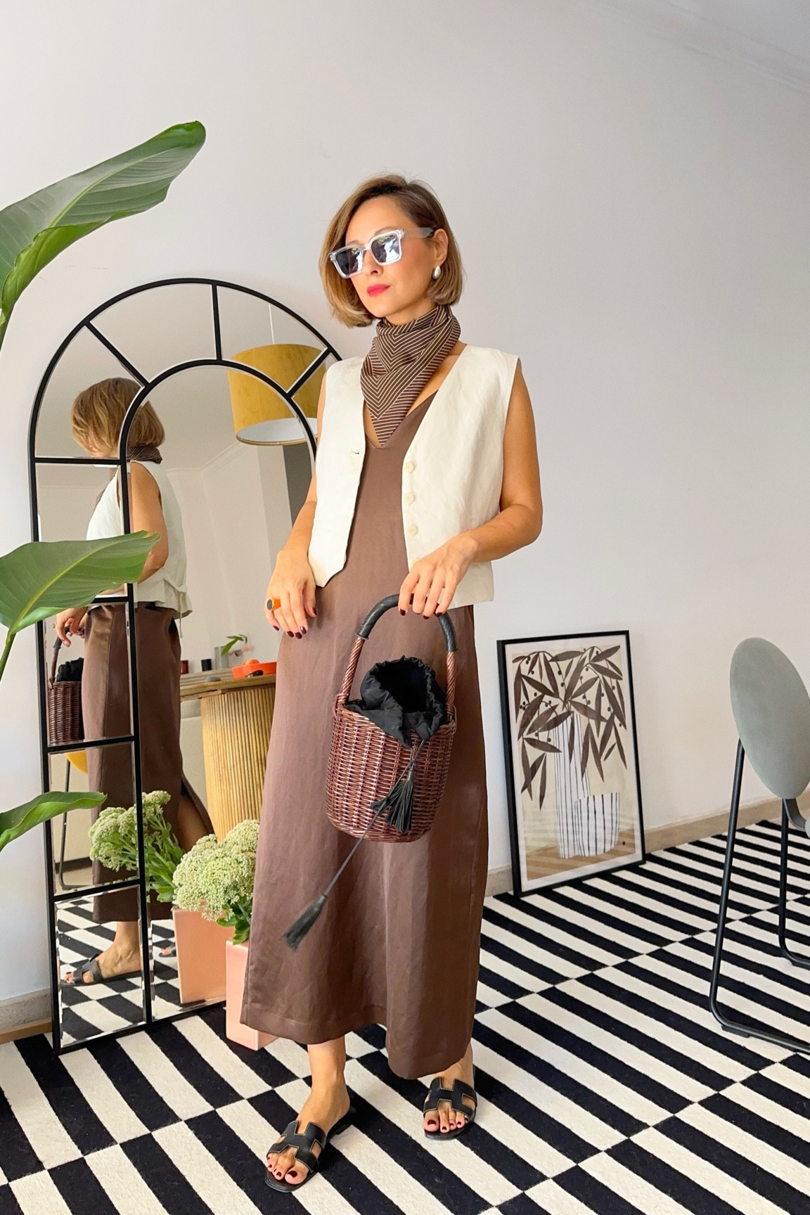 I linked several really nice vintage silk scarves worth mentioning ☑️ My DRESS is in size XS ☑️ my waistcoat is very old one, so I linked similar pieces here ❤️