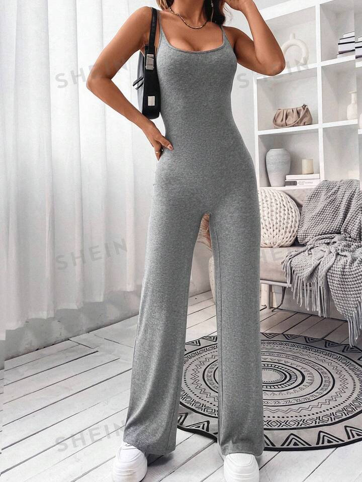 Solid Cami Jumpsuit | SHEIN