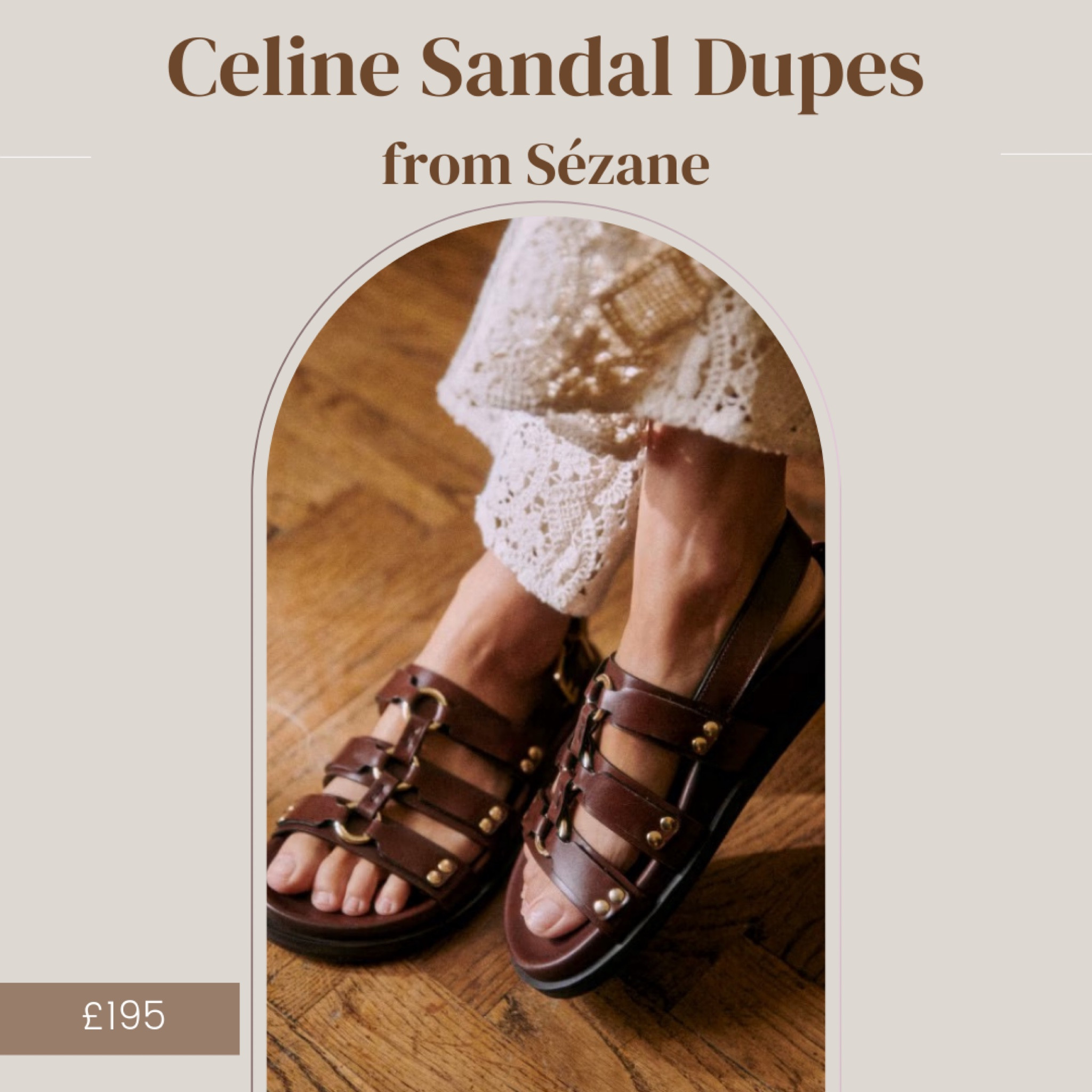 The gladiator sandal trend does not seem to be going anywhere fast! These statement slides will slot right into your SS24 wardrobe 😍

• Sezane • Celine Triomphe • Sandals • Tan Leather Sandals • Gladiator Sandals • Paris Street Style • Statement Sandals • Sliders • SS24 • 

#LTKtravel #LTKshoecrush #LTKstyletip