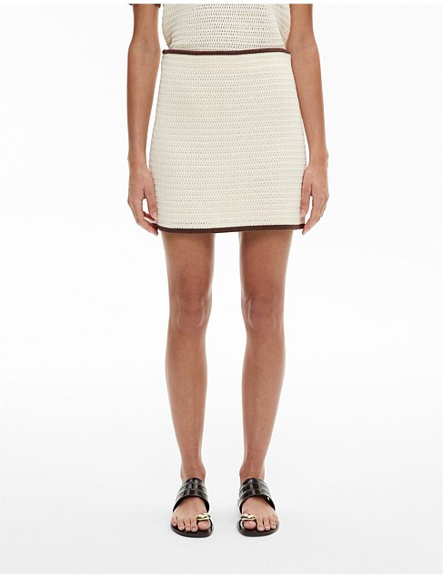 Stitch Detail Mini Skirt | David Jones (Australia & New Zealand)