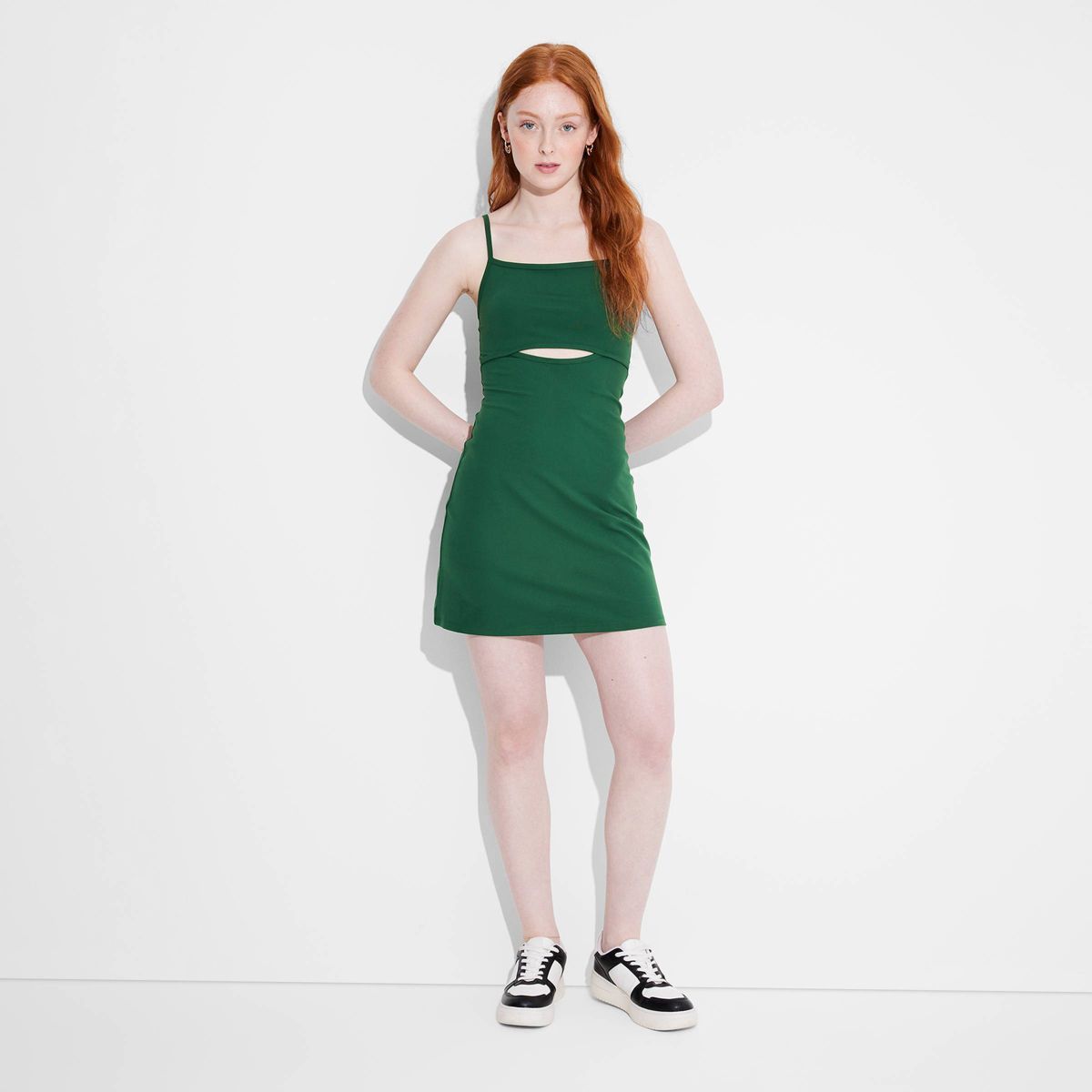 Women's Keyhole ButterBliss Knit Mini Slip Dress - Wild Fable™ | Target