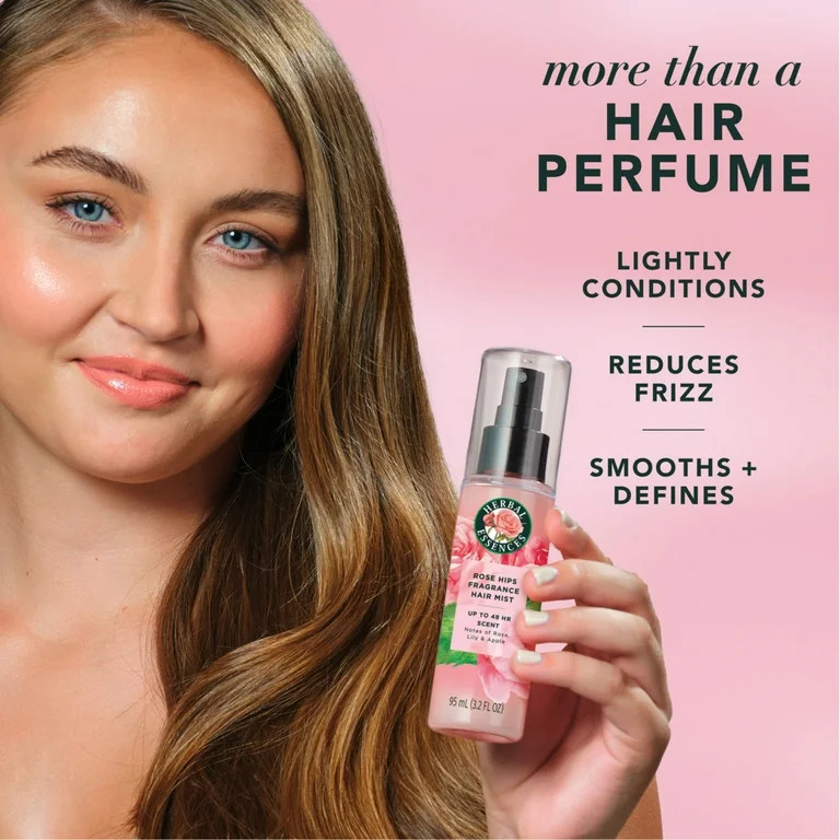 Herbal Essences Rose Perfume Fragrance Hair Spray, Rose Hips, 3.2 oz | Walmart (US)